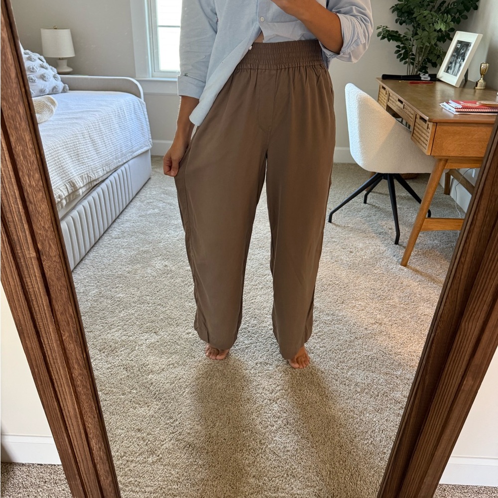 Madewell Tan Wide Leg Pants